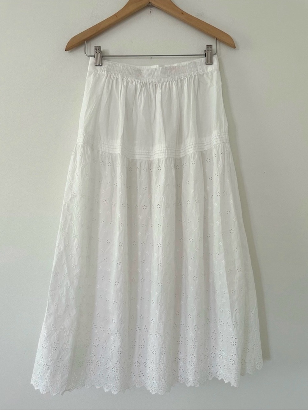 Gap × DÔEN Eyelet Midi Skirt size XS - Picture 5 of 6
